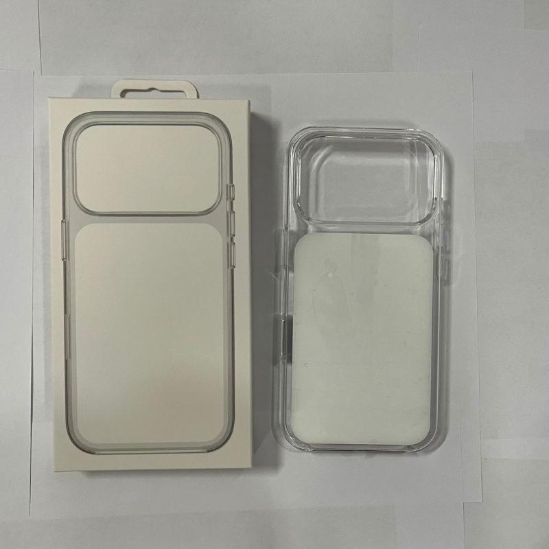 

For Magsafe Case for IPhone 17 Pro 17 Pro Max 17 Back Cover Transparent Magnetic Wireless Charging with Box iphone 17air білий