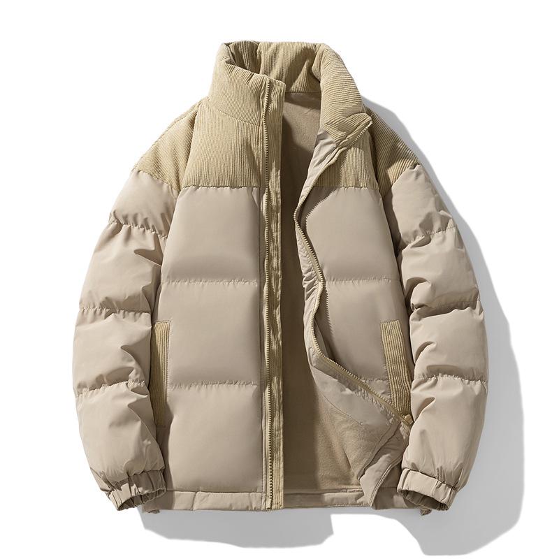 Men's Winter Thick Cotton Coat - Trendy Bread Jacket
