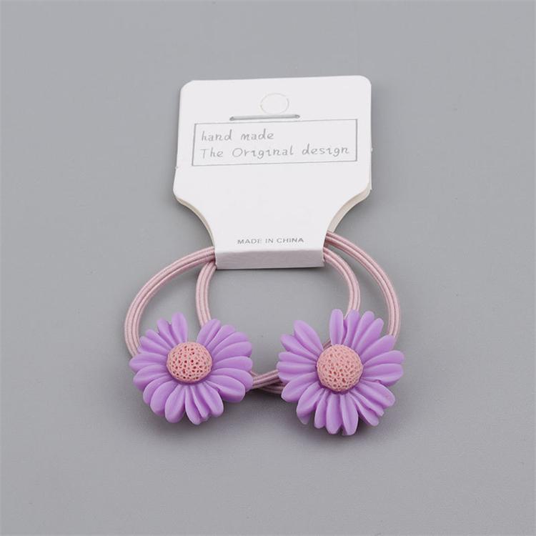 Bestseller New Kids Colorful Daisy Hair Accessories Sweet Girls Hair Ring Band Elastic Hair Ropes for Children
