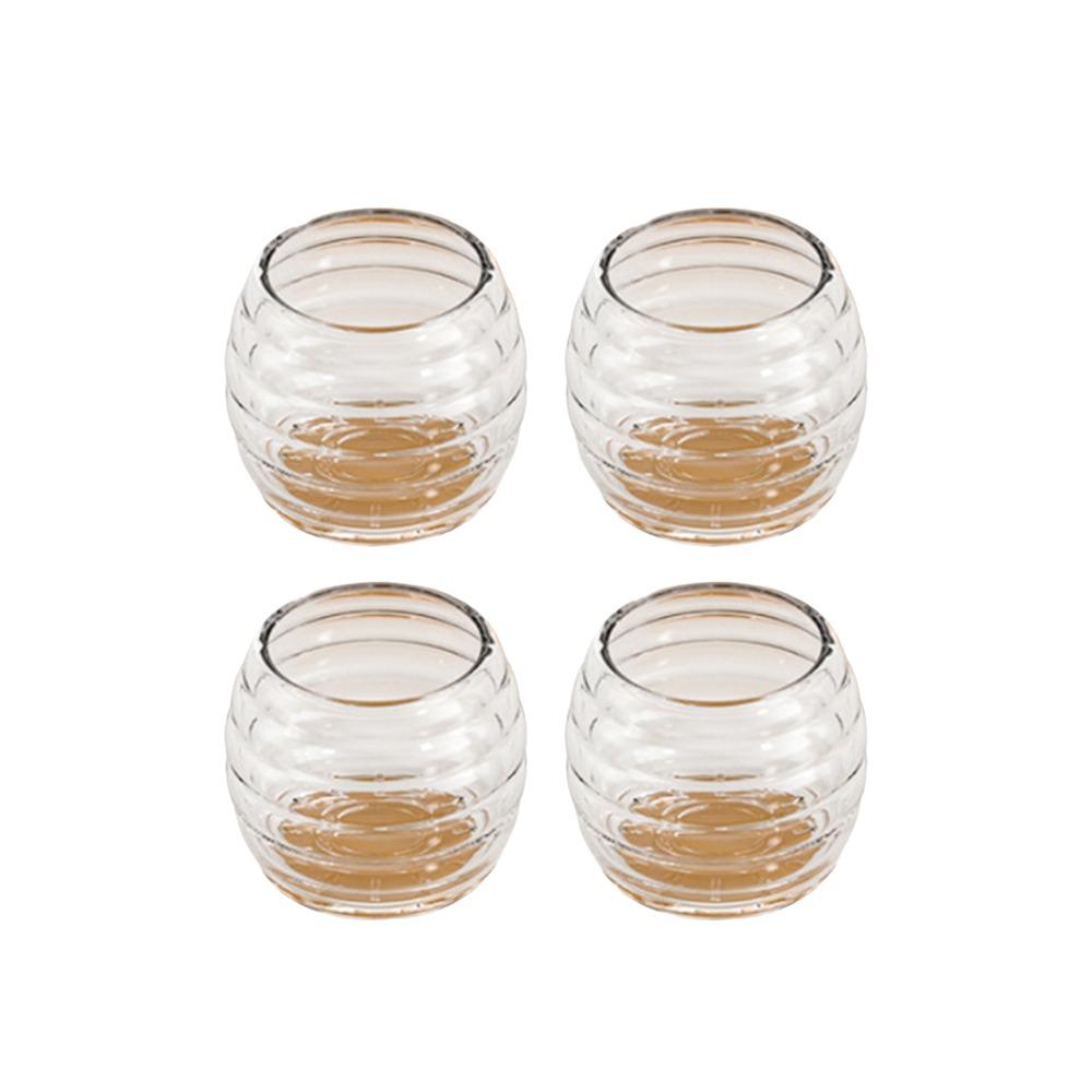 4KS Snížení hluku Kryt nohou stolu Silikonové podložky pod nábytek Nový kryt nohou nábytku pro pohovku židli