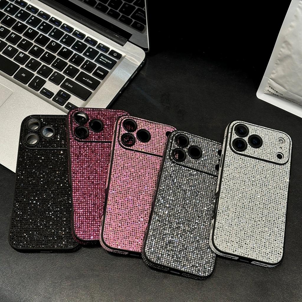 Luxury Acrylic Diamond Applies To Apple 17 Mobile Phone Case iPhone16promax Glitter 15 All-inclusive 14 Protective Case