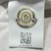 MONCLER Logo T-Shirt White Men's Size S Model D109380834008390X