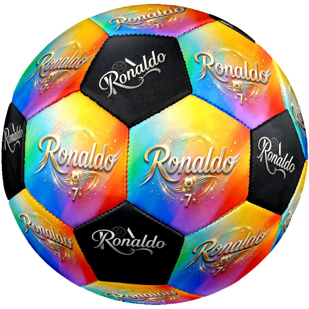 Ronaldo Cr7 Leggenda del Calcio Taglia 5 Pallone da Calcio Cucito a Macchina Universale per Interni/Esterni regalo perfetto per gli appassionati di sport