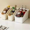 2pcs Plastic Multifunctional Storage Bins Set, Curved Design for Home Organization, Ideal for Cleaning Products
