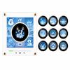 Motion-Activated Singing Music Box with Rotating Disc, Night Light and Refrigerator for Home Decor