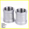 Acessórios de Tubo de Fio Interno de Aço Inoxidável 304 Braçadeira Rosca Fundida Cabeça Direta 1/2'' 3/4'' 1'' 1.2'' 1.5'' 2'' DN8/10/15/20