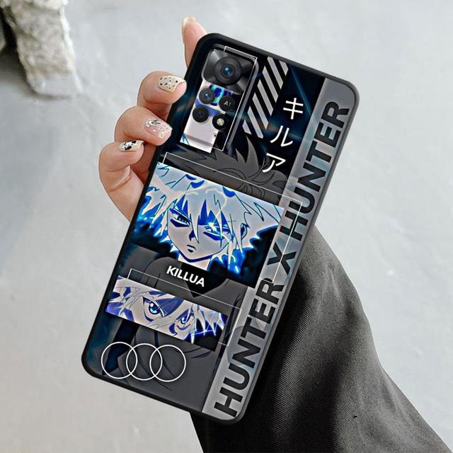 Anime Hunter ×Hunter Killua Zoldyck Case For Xiaomi Redmi Note 12 11t 11s 11 10 8 Pro 9 9s 9t 8t For Mi 10 8 9a 9c 10c 12c K40