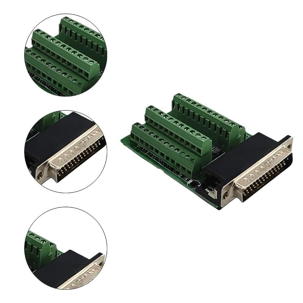 DB44-G2 Male Connector Adapter Module for PCB Mounting Terminal Block Connection in Electrical Control Systems