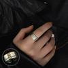 Meier Matte Frosted Wide Band Ring - Women's Fashionable and Versatile Open Ring