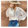 Women's Summer Embroidery Fashion New Design Sense Long Sleeved Top