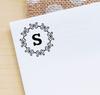 Printtoo Alphabet S Monogram Octagon Celtic Swirl Frame Self Inking Rubber Stamp Office