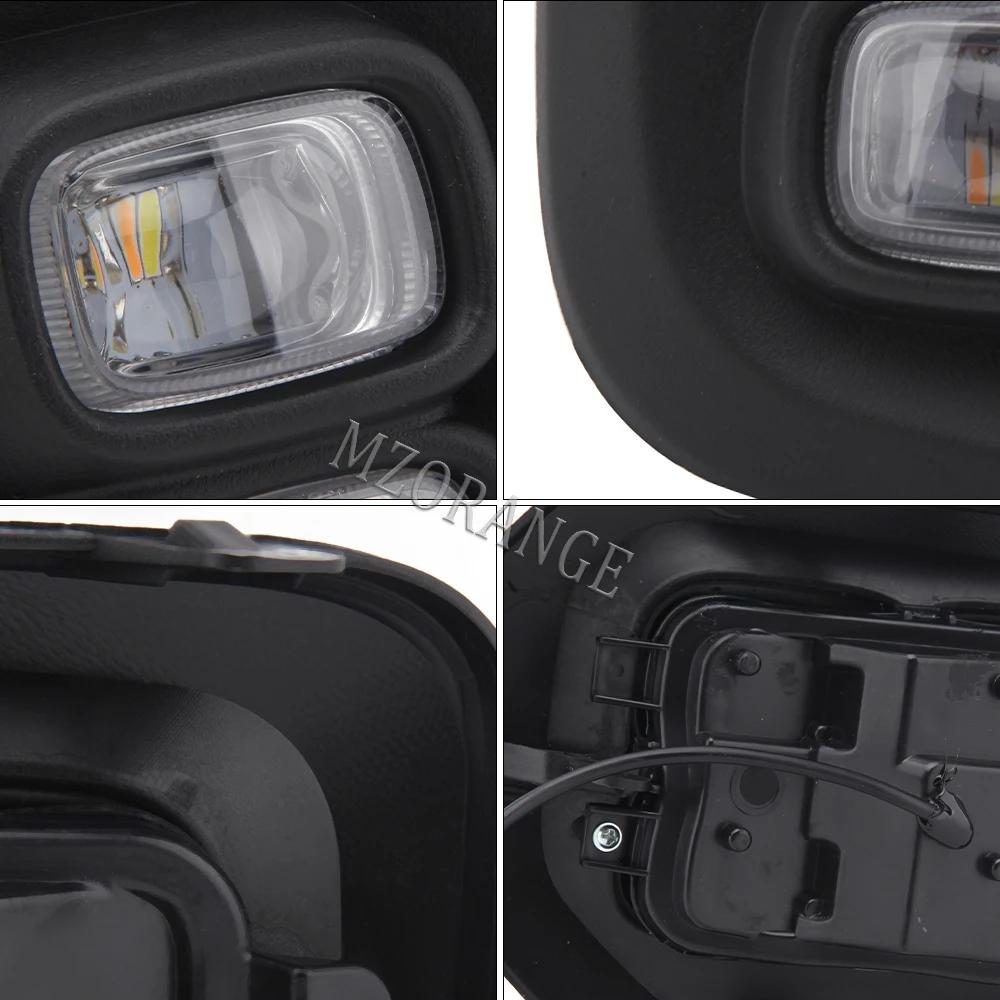 1Pair LED DRL Fog Light for Toyota Tacoma 2016 2017 2018 2019 2020 2025 2025 Daytime Running Lights Front Bumper Driving Lamp