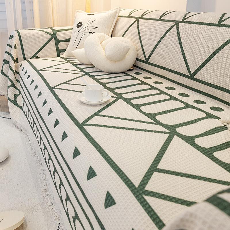 Sofabezug im INS-Stil, vier Jahreszeiten, universeller rutschfester Sitzbezug, nordischer einfacher All-Inclusive-Universal-Sofabezug, Handtuchdecke