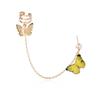 Alloy Butterfly Elegant Earrings Charming European Style For Women In Multiple Colors