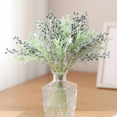 5/10 Pièces Bouquet de Fleurs Artificielles 35CM Plante Artificielle Pour Décoration Intérieure Fournitures de Fête Ornements Décoration de Mariage Accessoires de Vase