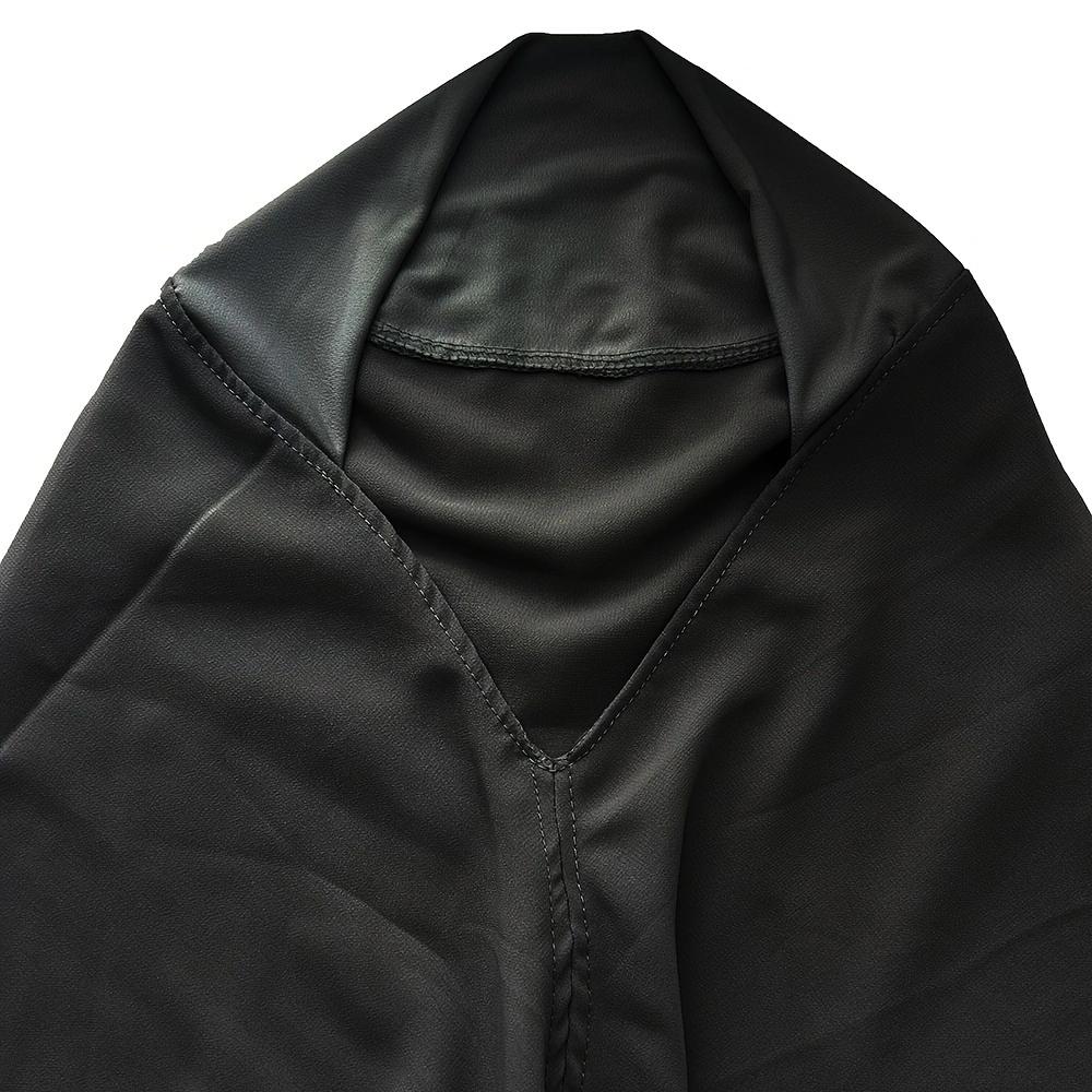 1pc Double Layered Chiffon Ready To Wear Instant Hijabs Solid Headscarf Foulard Femme Musulman Shawl Wrap Bandana