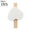 50Pcs Wooden Clips Love Heart Pegs Clothespin DIY Cute Wedding Decor Craft