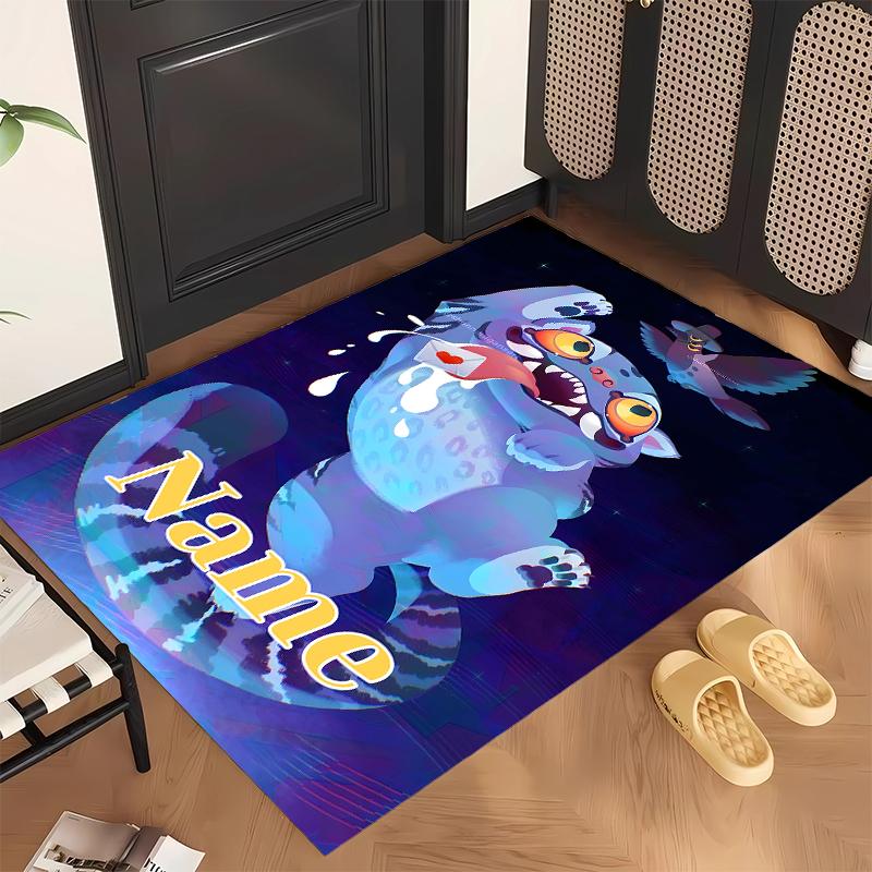 Derpy Tiger (5) Personalized name Office Carpet Stylish Decor for Living Room Bedroom Kitchen