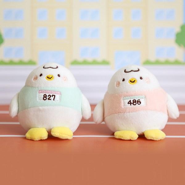 Mochi Town Running Duck Stress Ball, 80mm, Odangi Apricot, Popular toys for Korean children
