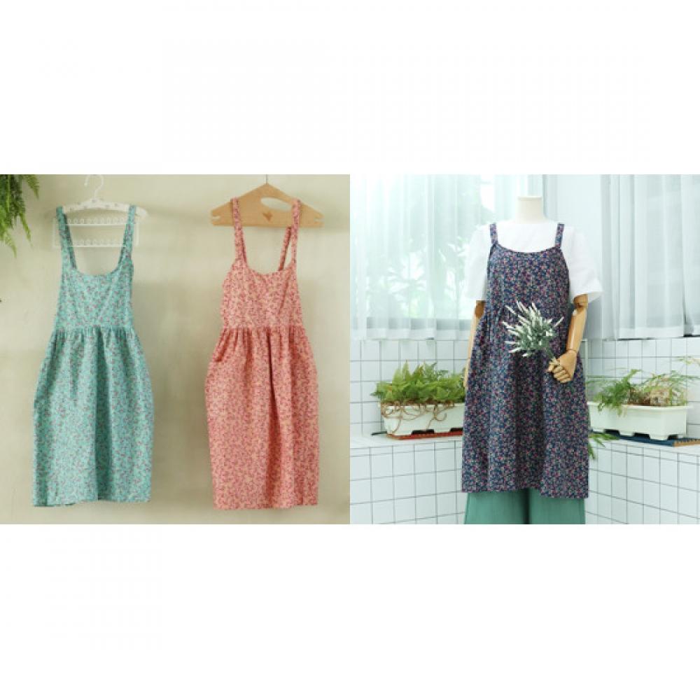 Shop DomeStic Women S Flower floriSt Apron Apron Ena Wap 0960 Blue