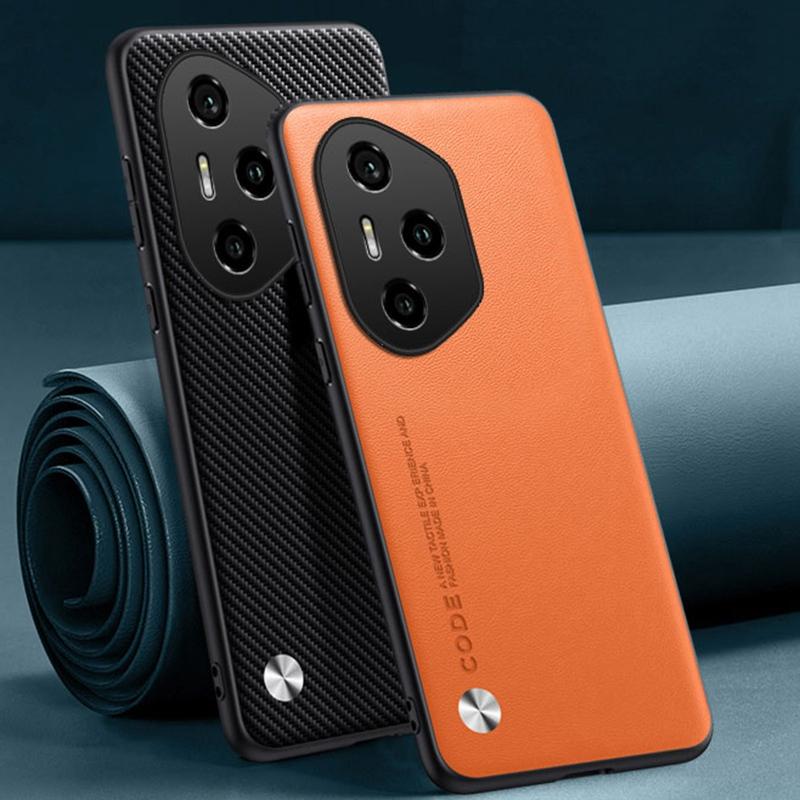 

Luxury PU Leather Case For Honor 300 Pro Back Cover Matte Silicone Full Protection Phone Case For Honor 300 Ultra Honor300 Pro For Honor 300 Ultra матовий чорний колір