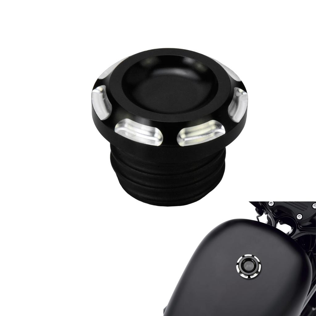 Motorcycle Oil Tank Cover Metal Fuel Tank Right-hand Thread Gas Cap For Harley Softail Fat Boy Sportster XL 883 1200 Dyna FLHR