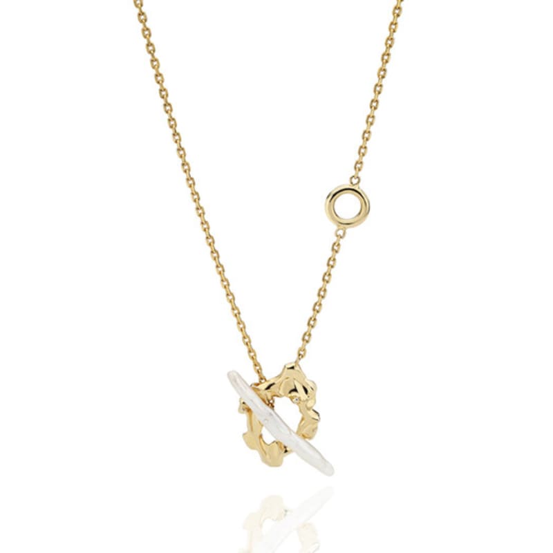 POPPI Romantic Wavy Pearl Necklace
