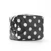 New Glossy Polka Dot Pvc Cosmetic Bag Makeup Bag Waterproof Travel Toiletry Bag Makeup Brush Case Mini Clutch