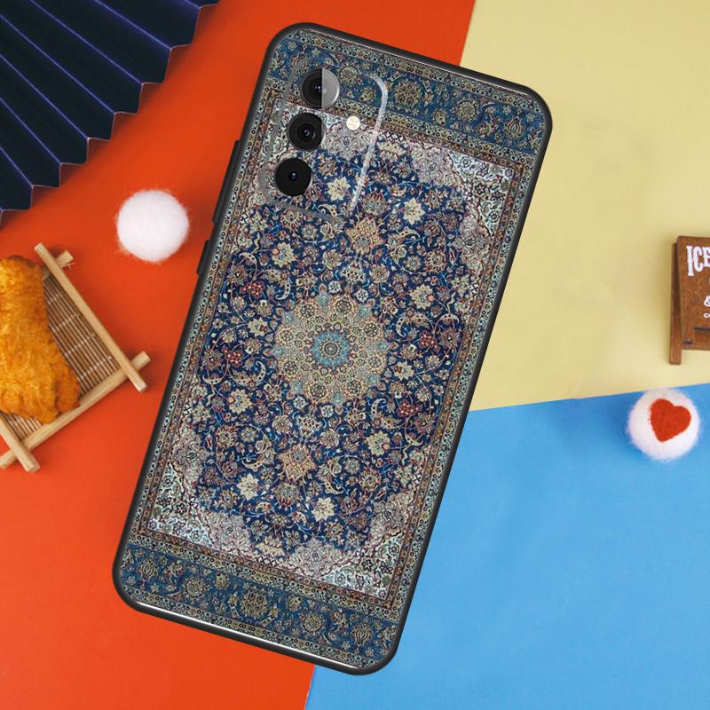 Persian carpet Floral pattern Case For Samsung Galaxy A54 A34 A14 A55 A35 A33 A53 A13 A23 A17 A06 A16 A56 A36 A52 A32 A15