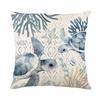 Pillow Case Decorative Summer Ocean Linen Cushion Cover For Living Room And Bedroom Decoration