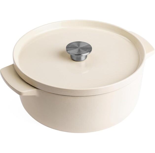 Cast Iron Frying Pan KitchenAid Round 26 Cm Cream (CC006059-001)