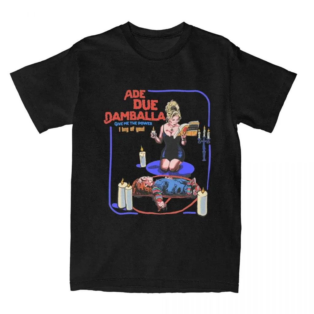 Ade Due Damballa Bride Of Chucky T-Shirt Unisex Unisex 100% Cotton Plus Size O-Neck Oversized Casual Harajuku Streetwear Unisex Tees