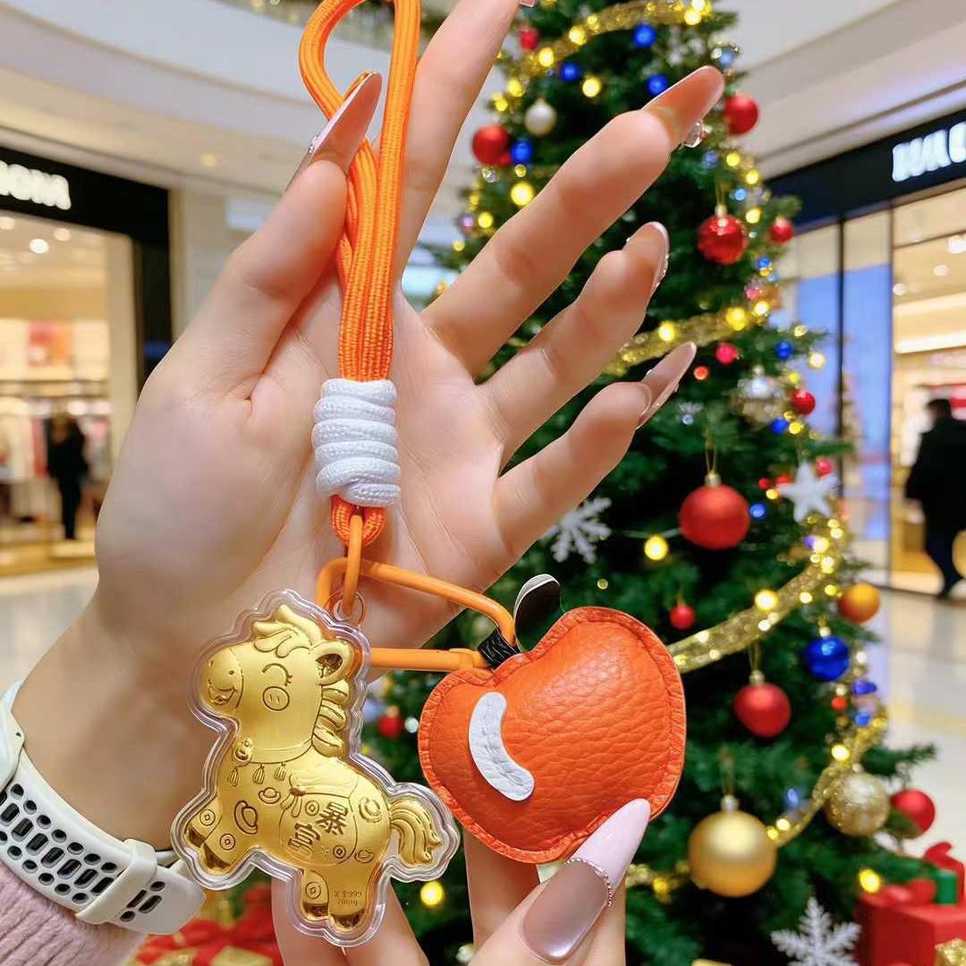 999 Pure Gold Keychain & Phone Lanyard - Get Rich Soon, Christmas Gift, Live Broadcast Bestseller