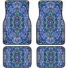 Car Floor Mats Set Of 4, Oriental Turkish Persian Carpet Front And Back Rug Mats Decorative Universal For Cars SUV Trucks Vans
