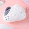Plush Cat Pencil Case for Kids Cute Cartoon Large Capacity Pen Pouch Student Stationery Bag Travel Cosmetic Pouch