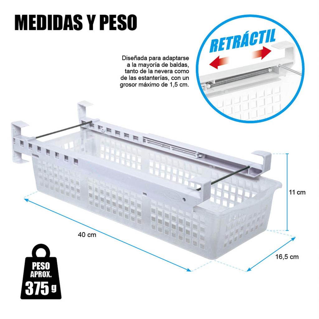 Tiroir polyvalent extensible