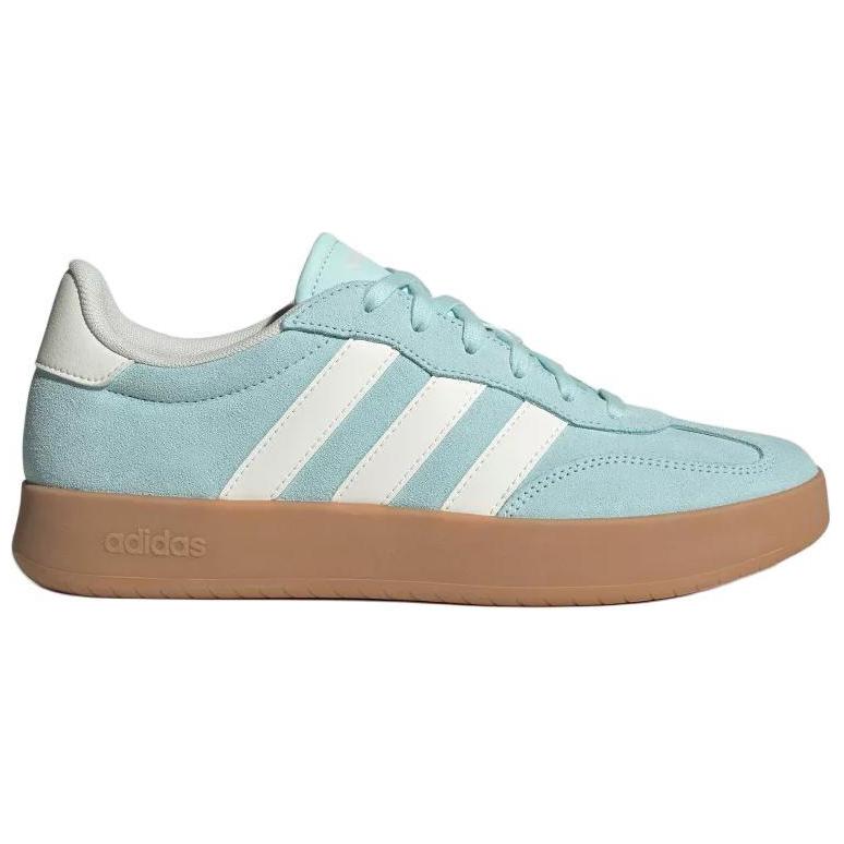 Adidas Barreda Casual Sports Series Thin Sole Wear-Resistant Low-Top Skate Shoes Unisex Sneakers Green White JQ4238