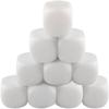 10Pcs White Dices Cube Six Sided Dices with Round Corners 16MM Acrylic Dices for Classroom Board Game Sticker