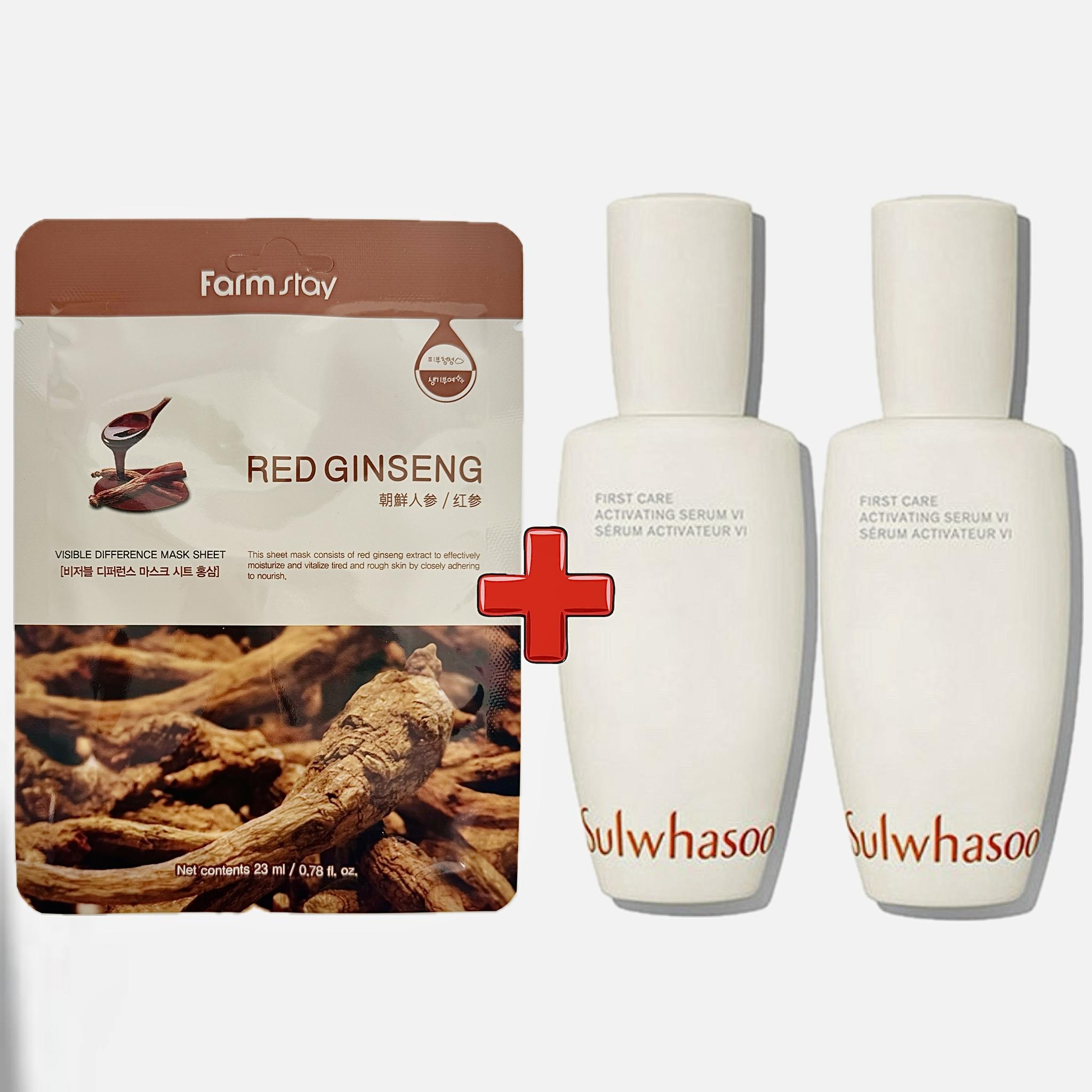 

Sulwhasoo First Care Активирующая сыворотка VI (15мл+15мл)+Бонусная маска с женьшенем