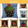 Halloween Pumpkin Cake Series Pillow Cover For Festive Decor**
