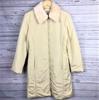 MAX&CO. Padded Long Coat with Removable Fur Trim/M/Beige/Full Zip Women's Outer