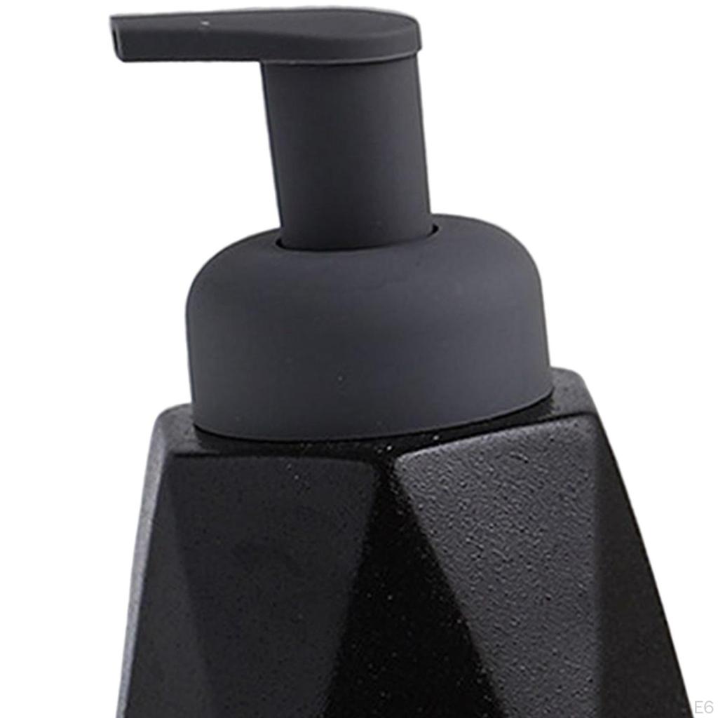 1 Piece Liquid Soap Dispenser Ceramic Lotion Shower Gel Handwash Container for Countertop Hotel