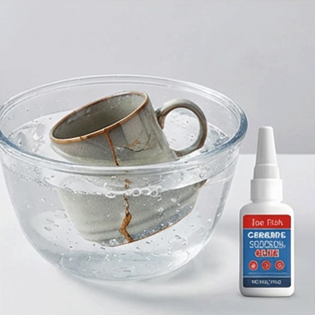 Ceramic Glue Liquid Adhesive Strong Porcelain Repair Pottery Fix Waterproof Bond for Vase Mug DIY Craft with Dropper 50g