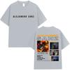 Singer Alejandro Sanz Graphic Fashion Tshrit Summer Harajuku T Shirt Gothic Mens Cotton Tshirt Casual Oversized Tees Fans Gift