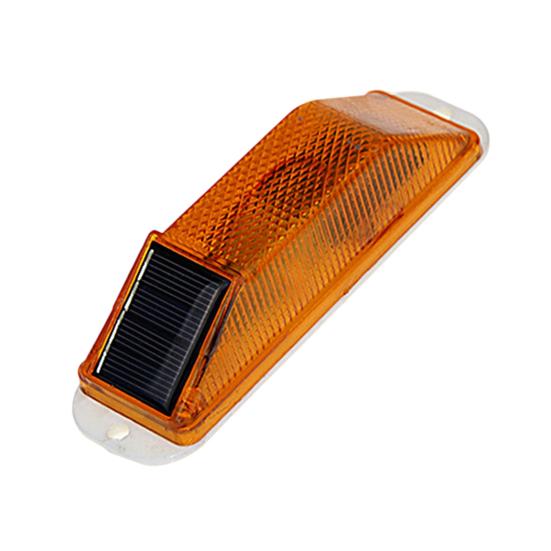 Solar Powered Flashing Warning Safety Strobe Light Enhanced Visibility LED Flashing Beacon for Trucks Barriers