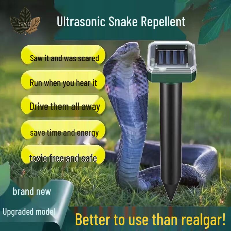 Solar Ultrasonic Snake Repellent
