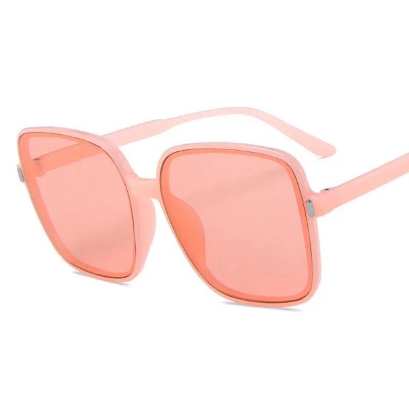 Designer Square Sunglasses Woman Retro Vintage Gradient Sun Glasses Female Clear Lens Hombre