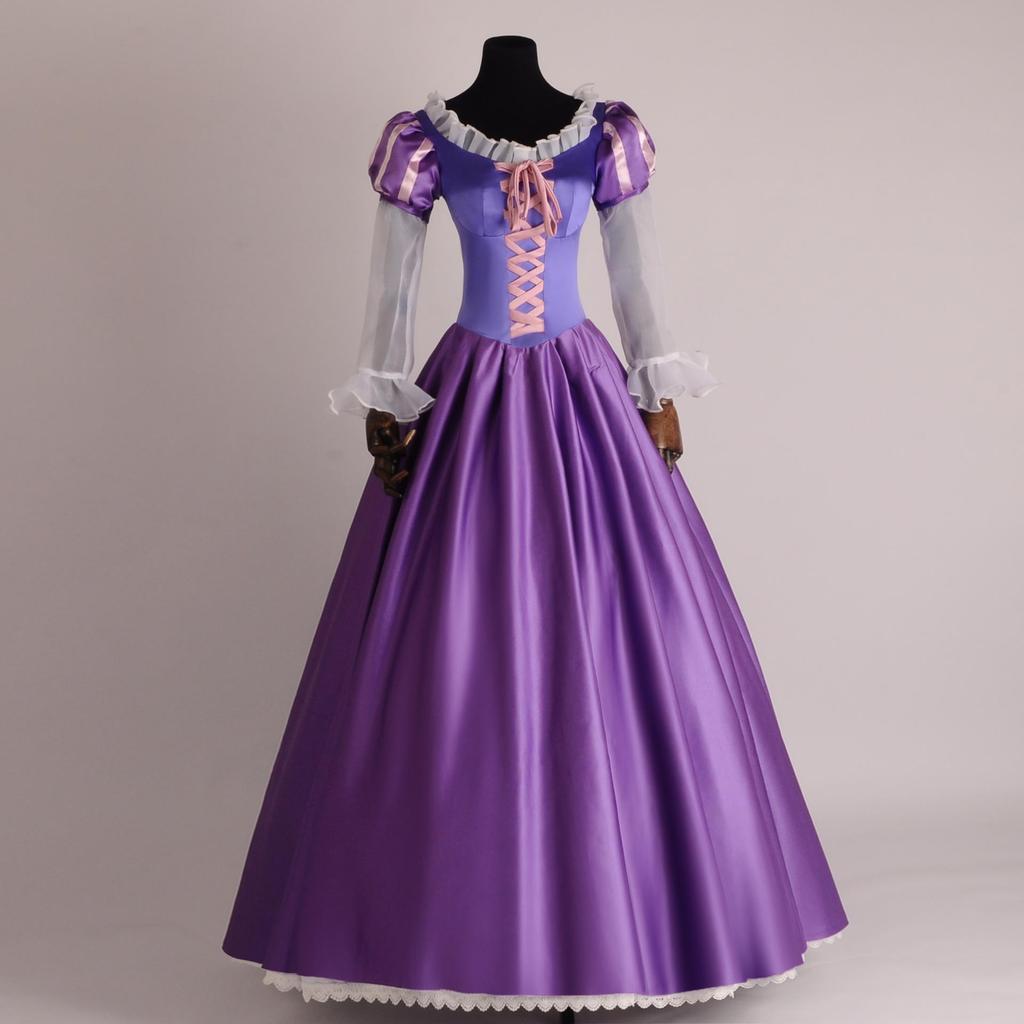 Vestito da Principessa Rapunzel in Rapunzel Cosplay per Halloween