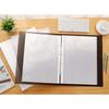 4-Ring Binder A3 Document Holder 4-Rings Folder A3 File Storage Paper Organizer Transparent Binder Sleeves A3 Folder