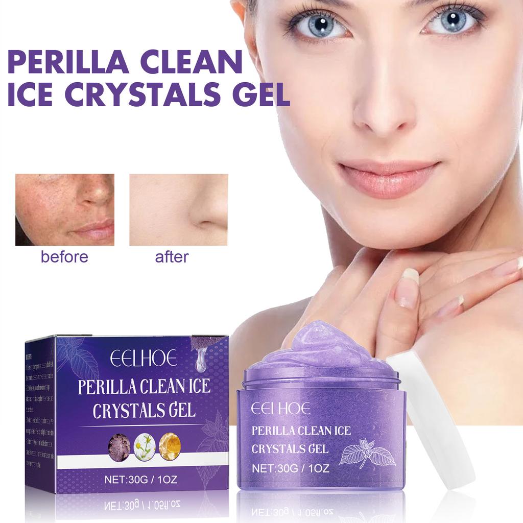 EELHOE  Shiso Clarifying Cleansing Ice Gel Cleansing Pores Fading Acne Dark Spots Brightening Skin Gel